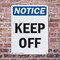 Signmission Keep Off, 10 in W x Rectangle, Plastic OS-2PACK-NS-P-1014-V-13832 - alternate 5